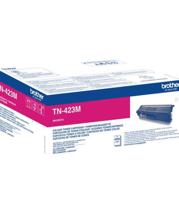 Brother Toner Cartridge Magenta 1K Pgs TN-423M