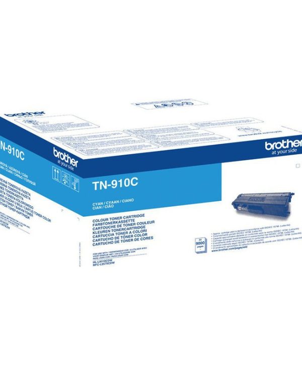 Brother Toner Cartridge Cyan 9K Pgs TN-910C