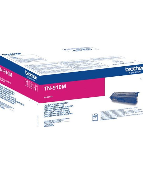 Brother Toner Cartridge Magenta 9K Pgs TN-910M