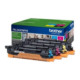 Brother Toner Value Pack Cyan/Magenta/Yellow/Black 1K Pgs TN-243CMYK