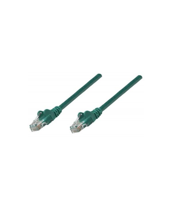 Manhattan UTP Patch Cable Cat.6 0.25m Green 730815