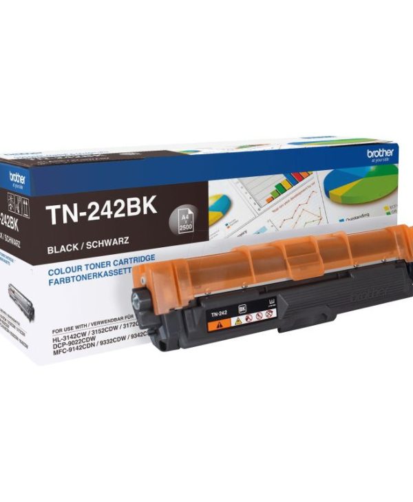 Brother Toner Cartridge Black 2.5K Pgs TN-242BK