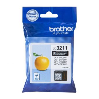 Brother Ink Cartridge Black 200 Pgs LC3211BK