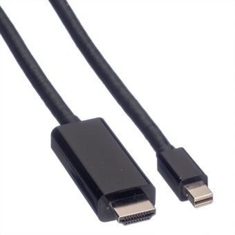 Value Cable Mini-DisplayPort Male - UHDTV Male 4K 60Hz 2m Black 11.99.5796 - Image 2
