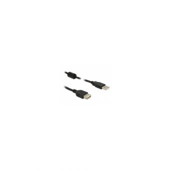 Delock Extension Cable USB-A 2.0 Male to USB-A 2.0 Female 0.5m Black 83401 - Image 2