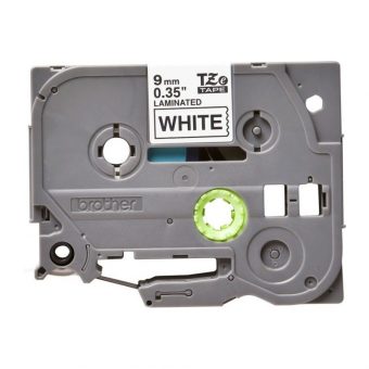 Brother Labelling Tape Cassette Black on White 9mmx8m TZe-221 - Image 2