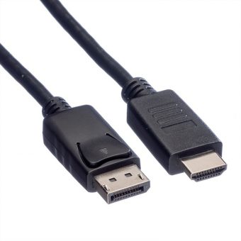 Roline DisplayPort 1.1 Male - HDTV Male 2K 60Hz 1m Black 11.04.5780 - Image 3