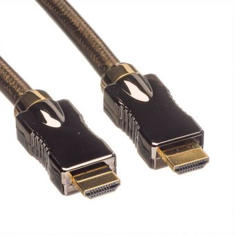 Roline Cable HDMI Male - Male Ultra HD with Ethernet 4K 60Hz 2m Black 11.04.5681 - Image 3