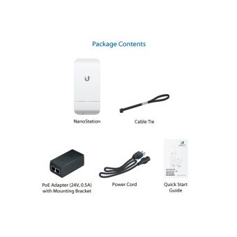 Ubiquiti Nanostation NSM2 2.4GHz 11dBi MiMo Outdoor airMAX AP-CPE - Image 3