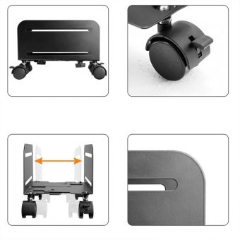 Value Mobile PC Stand Black 17.99.1500 - Image 3