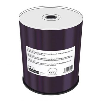 MediaRange Professional Line DVD-R Printable 4.7GB 16x 100 Pack Cake MRPL601-C