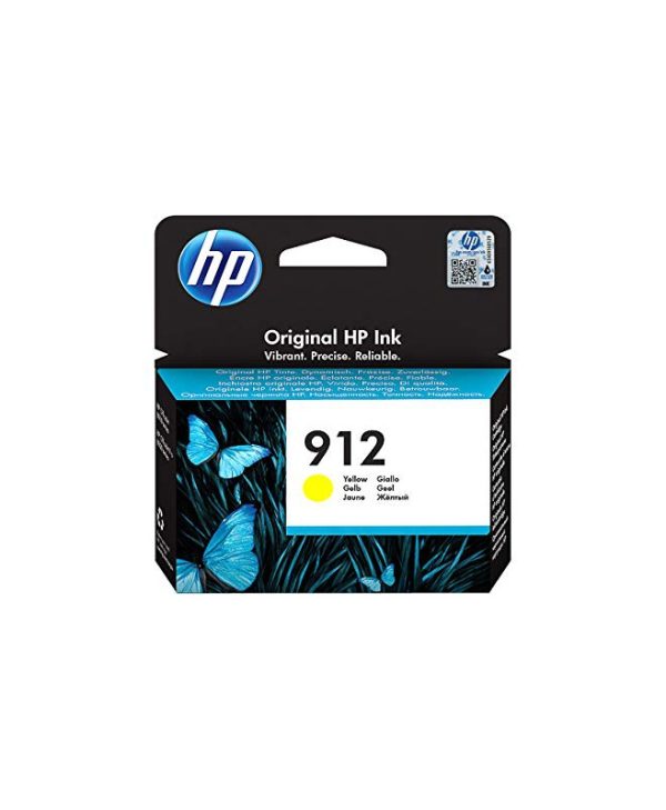 HP 912 Ink Cartridge Yellow 315 Pgs 3YL79AE