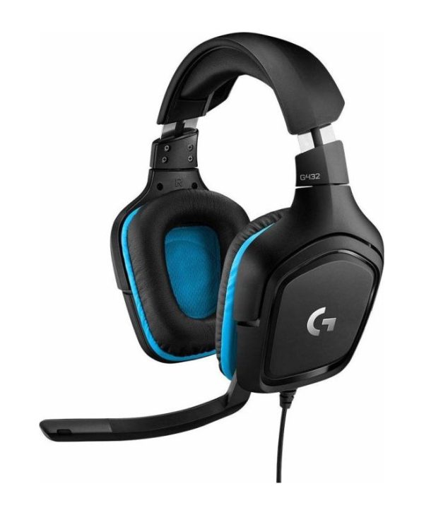 Logitech G432 7.1 Surround Sound Gaming Headset 981-000770