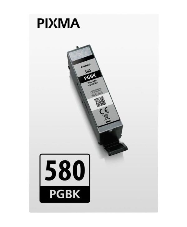 Canon PGI-580PGBK Ink Cartridge Black 200 Pgs 2078C001