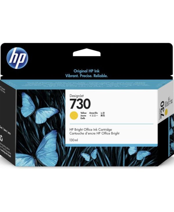 HP 730 Ink Cartridge Yellow 130ml P2V64A