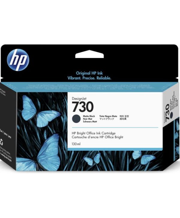 HP 730 Ink Cartridge Matte Black 130ml P2V65A