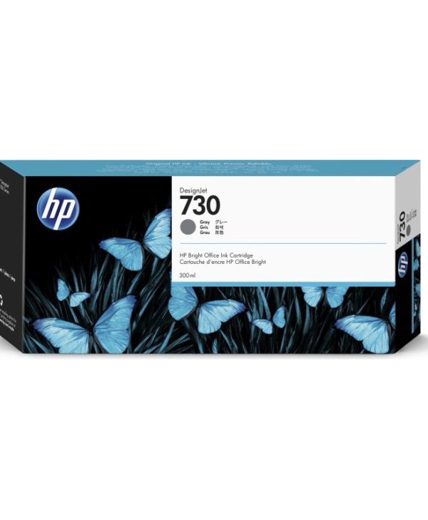 HP 730 Ink Cartridge Grey 300ml P2V72A