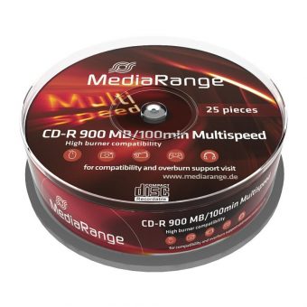 MediaRange CD-R 900MB 48x 25 Pack Cake MR222