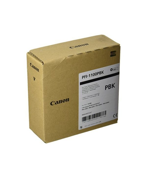 Canon PFI-1100BK Ink Cartridge Black 160ml 0850C001