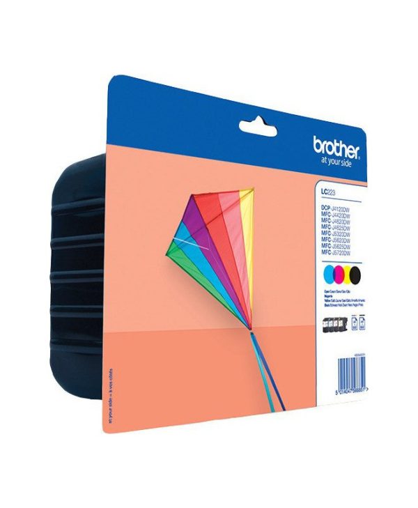 Brother Ink Cartridge Value Pack Black/Cyan/Magenta/Yellow 550 Pgs LC223VALBPDR