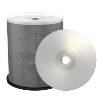 MediaRange Professional Line CD-R Silver Thermal Printable 700MB 52x 100 Pack Cake MRPL504
