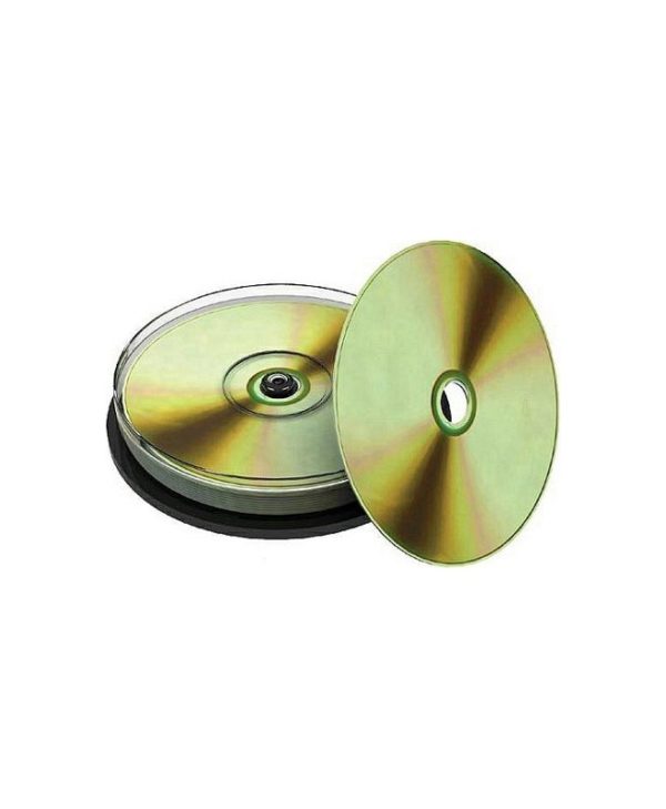 MediaRange Professional Line CD-R Gold-Plated Printable Archival 700MB 52x 10 Pack Cake MRPL510