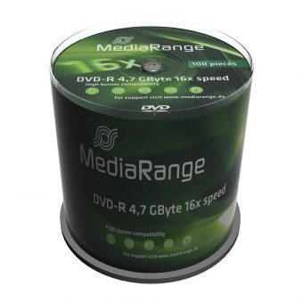 MediaRange DVD-R 4.7GB 16x 100 Pack Cake MR442