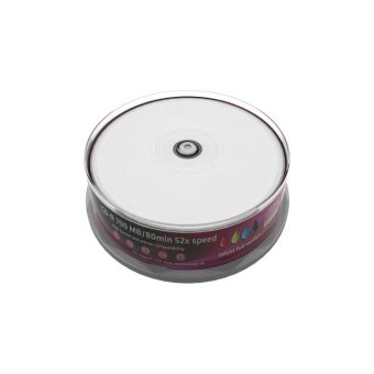 MediaRange CD-R Printable 700MB 52x 25 Pack Cake MR202