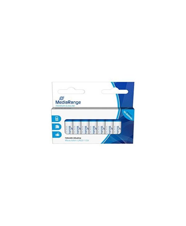MediaRange Premium Alkaline Batteries Micro AAA LR03 1.5V 10Pack MRBAT102