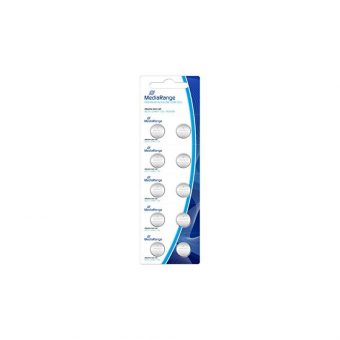 MediaRange Premium Alkaline Coin Cells AG13 LR44 1.5V 10Pack MRBAT113