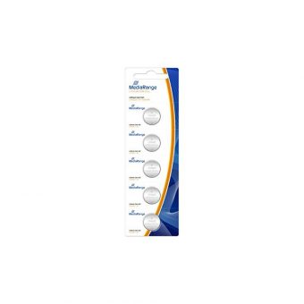 MediaRange Lithium Coin Cells CR1620 3V 5Pack MRBAT130