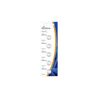 MediaRange Lithium Coin Cells CR1216 3V 5Pack MRBAT133