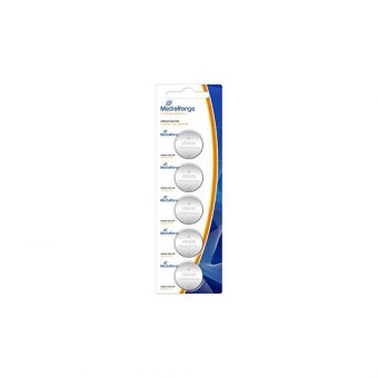 MediaRange Lithium Coin Cells CR2430 3V 5Pack MRBAT137
