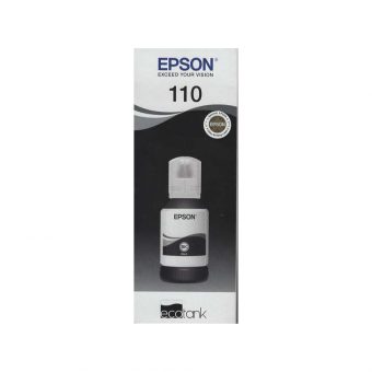 Epson 110 EcoTank Pigment Ink Bottle Black 6K Pgs C13T03P14A