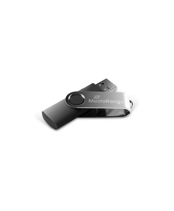 MediaRange 16GB USB 2.0 Black/Silver MR910