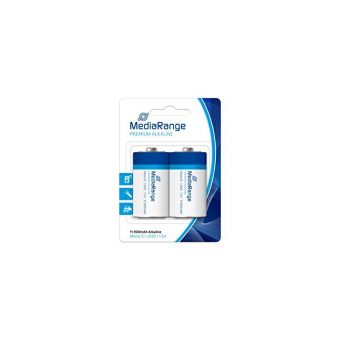 MediaRange Premium Alkaline Batteries Mono D LR20 1.5V 2-Pack MRBAT109
