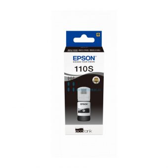 Epson 110S EcoTank Pigment Ink Bottle Black 2K Pgs C13T01L14A