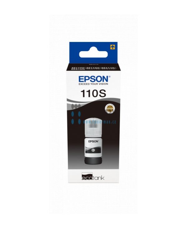 Epson 110S EcoTank Pigment Ink Bottle Black 2K Pgs C13T01L14A