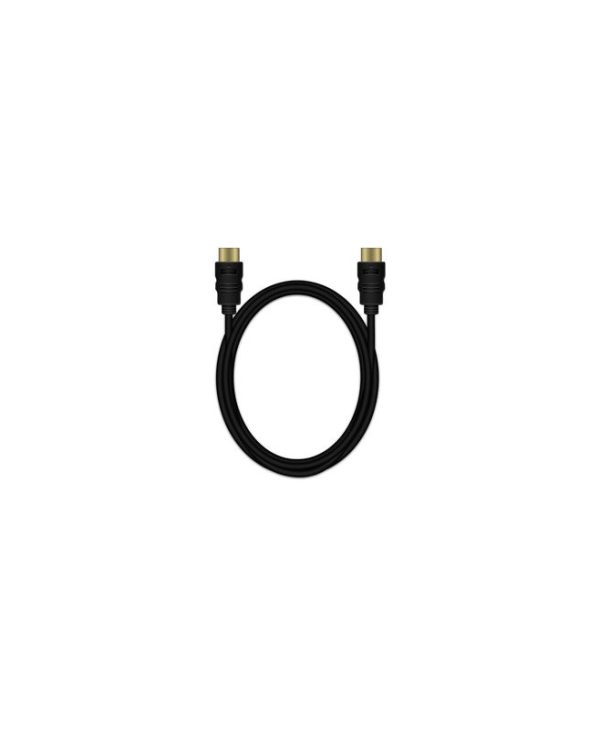 MediaRange Cable HDMI Male – HDMI Male with Ethernet 18Gbit/s Gold Plated 1.8m Black MRCS156