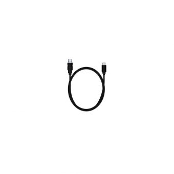MediaRange Charge & Sync Cable USB 3.1 Type-C Male - USB 3.0 Type-A Male Nickel Plated 1.2m Black MRCS160