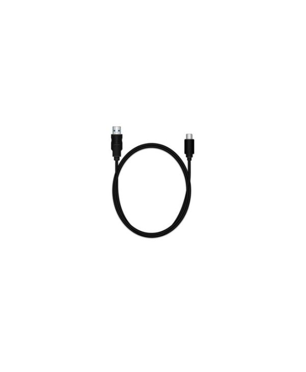 MediaRange Charge & Sync Cable USB 3.1 Type-C Male - USB 3.0 Type-A Male Nickel Plated 1.2m Black MRCS160