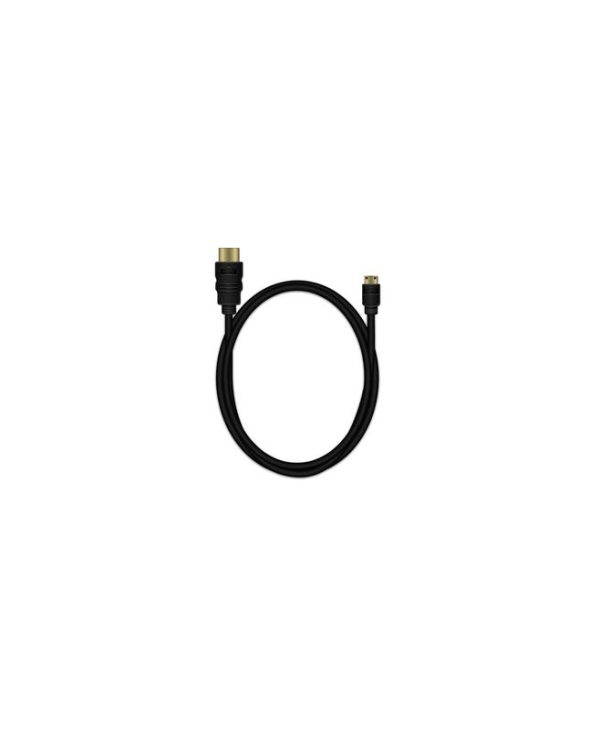MediaRange Cable HDMI Male - Mini HDMI Male with Ethernet 10.2Gbit/s Gold Plated 1.5m Black MRCS165
