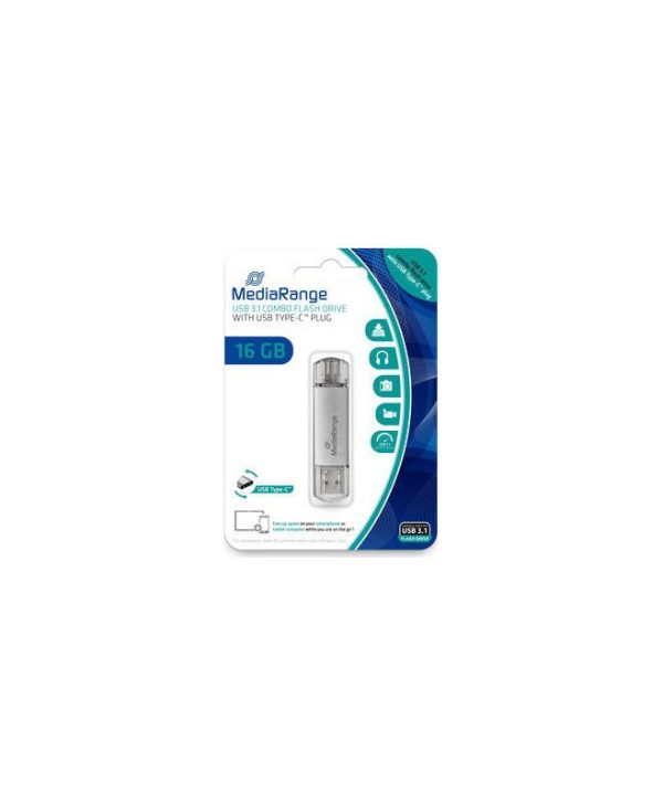 MediaRange Combo Flash 16GB USB 3.1 + USB Type-C MR935