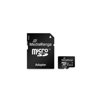 MediaRange MicroSDXC 128GB UHS-I + SD Adapter MR945