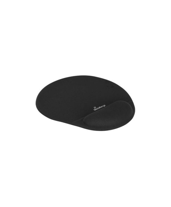 MediaRange Ergonomic Mouse Pad with Gel Wrist Support Black MROS250