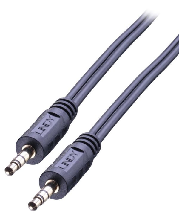 Lindy 3.5mm Audio Cable Male/Male 1m Black 35641