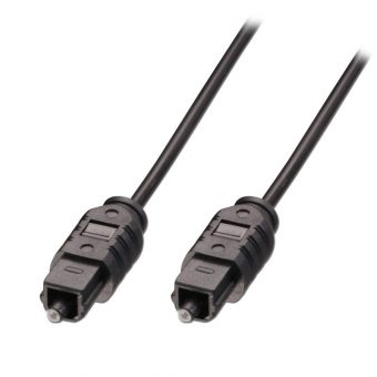 Lindy TosLink SPDIF Digital Optical Cable 2m Black 35212