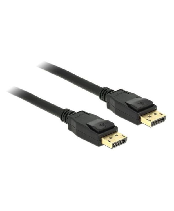 Delock Cable Displayport 1.2 Male to Displayport Male 4K 2m Black 83806