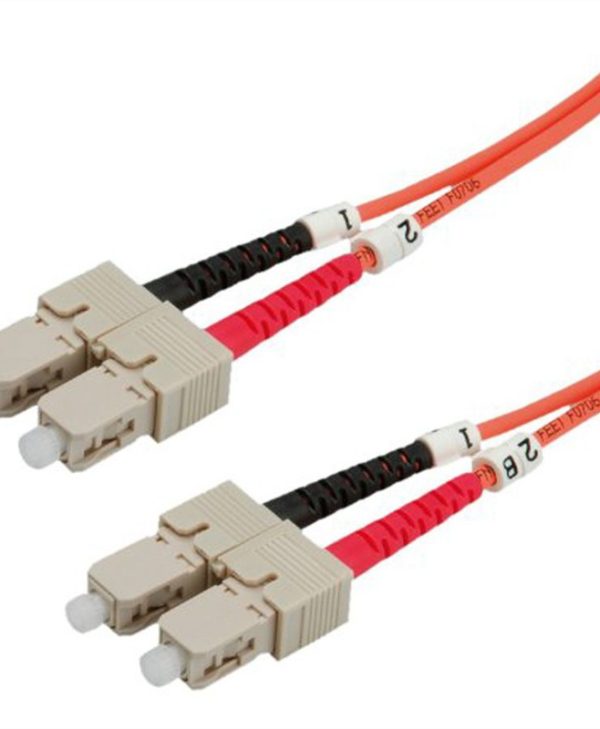 Value Fibre Optic Jumper Cable 62.5/125μm SC/SC OM1 1m Orange 21.99.9301