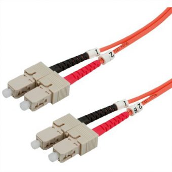 Value Fibre Optic Jumper Cable 62.5/125μm SC/SC OM1 5m Orange 21.99.9305